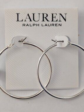 Lauren Ralph Lauren Earrings Silver Tone NWT